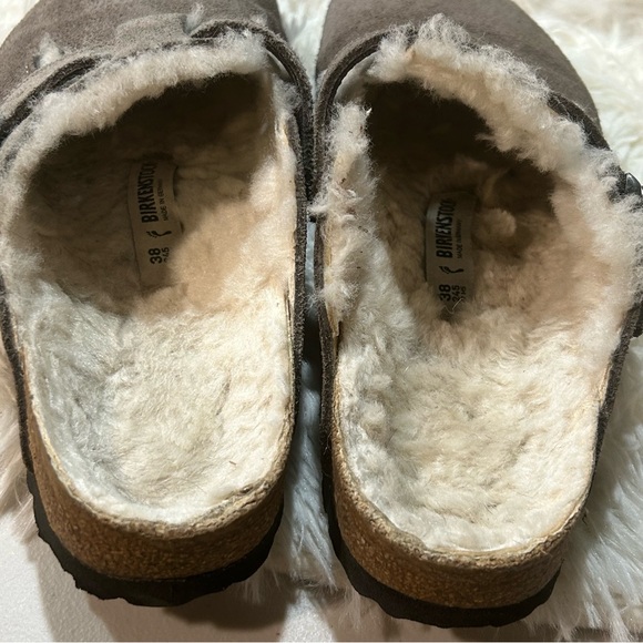 Birkenstock Boston Shearling Grey size 38 - Picture 9 of 12